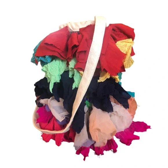 Recycled Kantha Wine Bag Purse - Picture 4 of 12